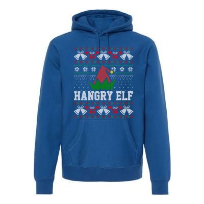 Hangry Elf Great Gift Premium Hoodie