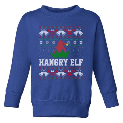 Hangry Elf Great Gift Toddler Sweatshirt