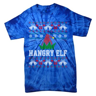 Hangry Elf Great Gift Tie-Dye T-Shirt