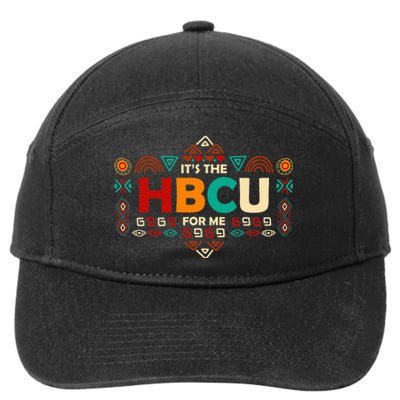 HBCU Educated Grad Historical Black College Alumni School 7-Panel Snapback Hat