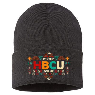 HBCU Educated Grad Historical Black College Alumni School Sustainable Knit Beanie