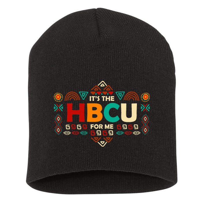 HBCU Educated Grad Historical Black College Alumni School Short Acrylic Beanie