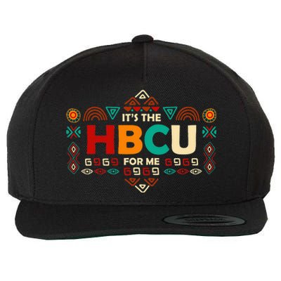 HBCU Educated Grad Historical Black College Alumni School Wool Snapback Cap