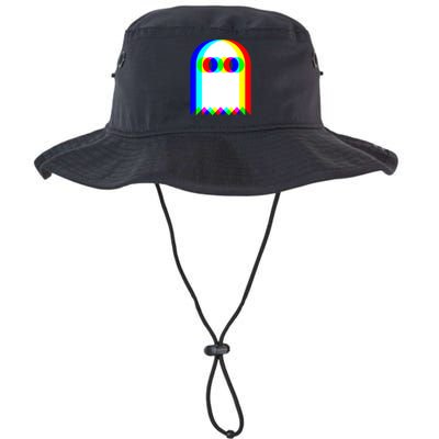 Halloween Edm Ghost Trippy Vaporwave Techno Rave Music Party Gift Legacy Cool Fit Booney Bucket Hat