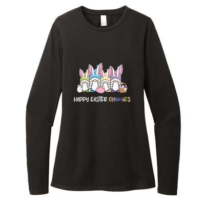 Happy Easter Gnomies Easter Gnome Squad Easter Day Womens CVC Long Sleeve Shirt