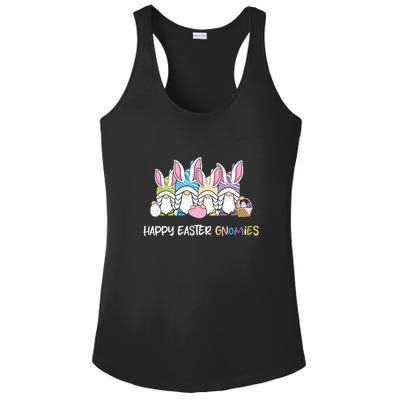 Happy Easter Gnomies Easter Gnome Squad Easter Day Ladies PosiCharge Competitor Racerback Tank