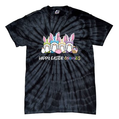 Happy Easter Gnomies Easter Gnome Squad Easter Day Tie-Dye T-Shirt