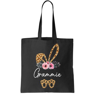 Happy Easter Grammie Bunny Leopard Floral Cute Rabbit Bag