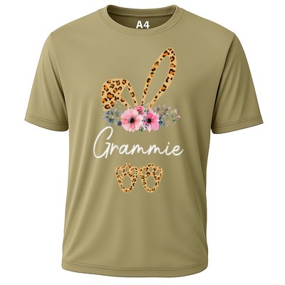 Happy Easter Grammie Bunny Leopard Floral Cute Rabbit Performance Shirt