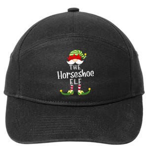 Horseshoe Elf Group Christmas Funny Pajama Party 7-Panel Snapback Hat