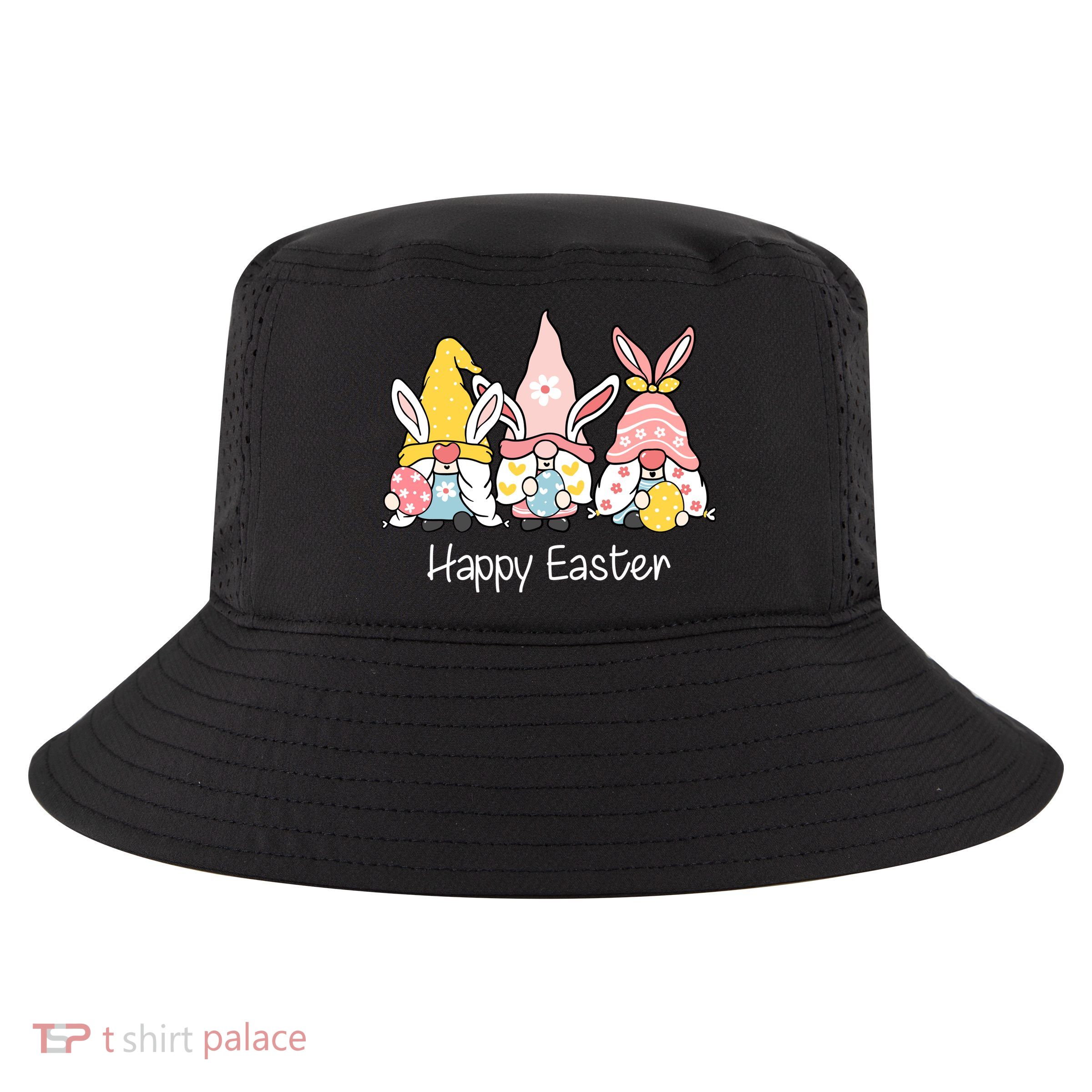 Happy Easter Gnome Holiday Cute Gift Cool Comfort Performance Bucket Hat