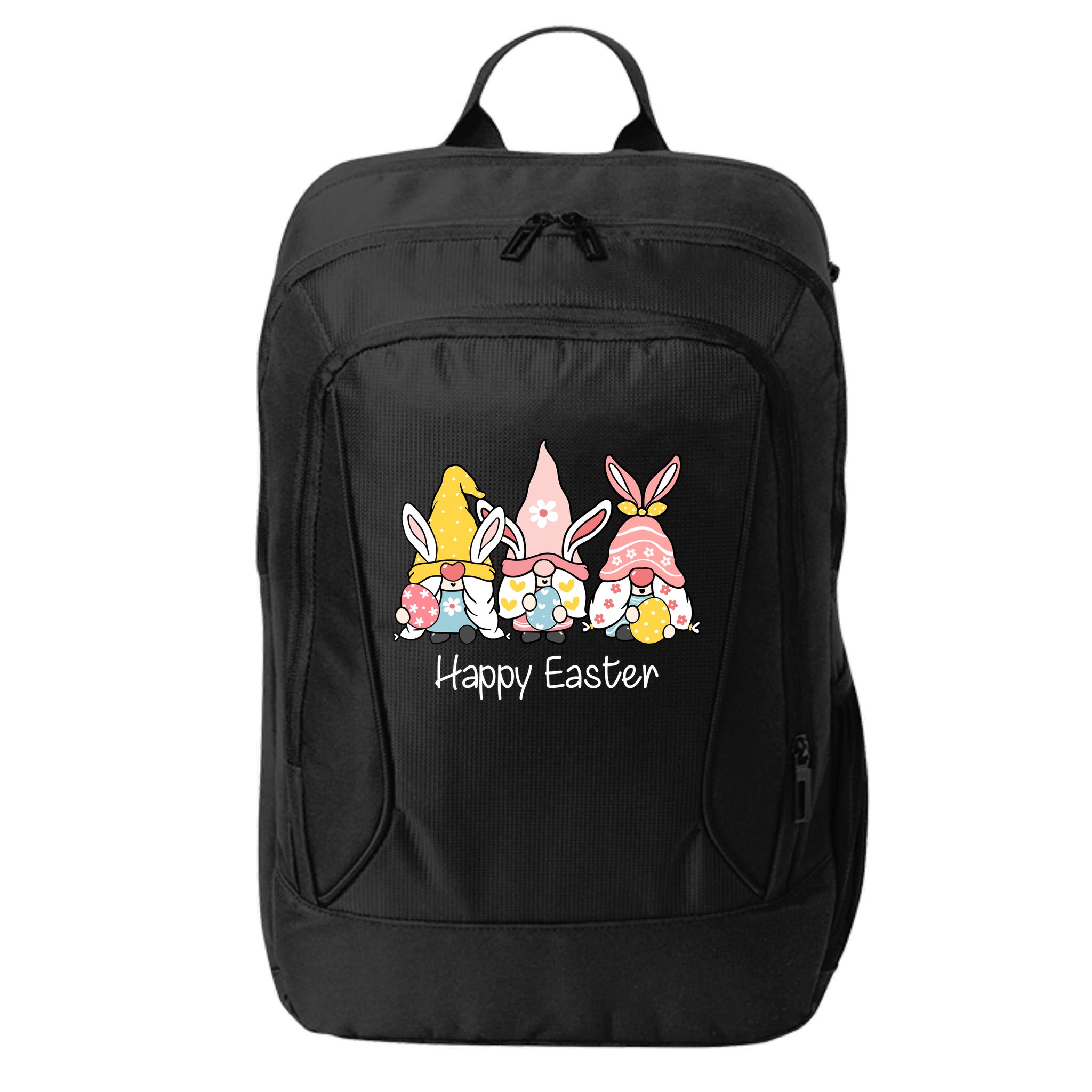 Happy Easter Gnome Holiday Cute Gift City Backpack