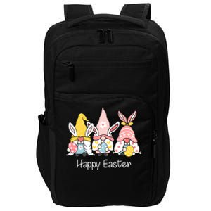 Happy Easter Gnome Holiday Cute Gift Impact Tech Backpack