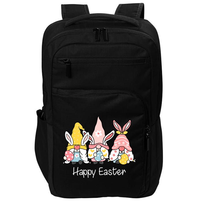 Happy Easter Gnome Holiday Cute Gift Impact Tech Backpack