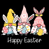 Happy Easter Gnome Holiday Cute Gift Impact Tech Backpack
