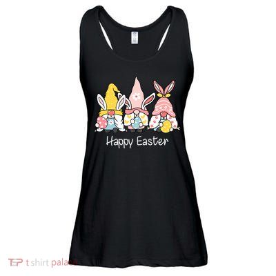 Happy Easter Gnome Holiday Cute Gift Ladies Essential Flowy Tank