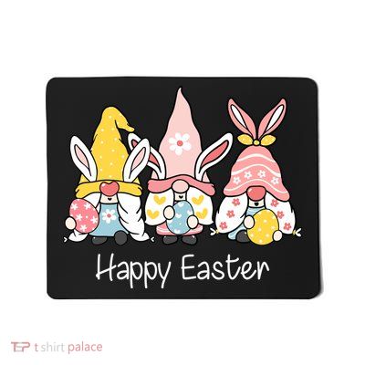Happy Easter Gnome Holiday Cute Gift Mousepad