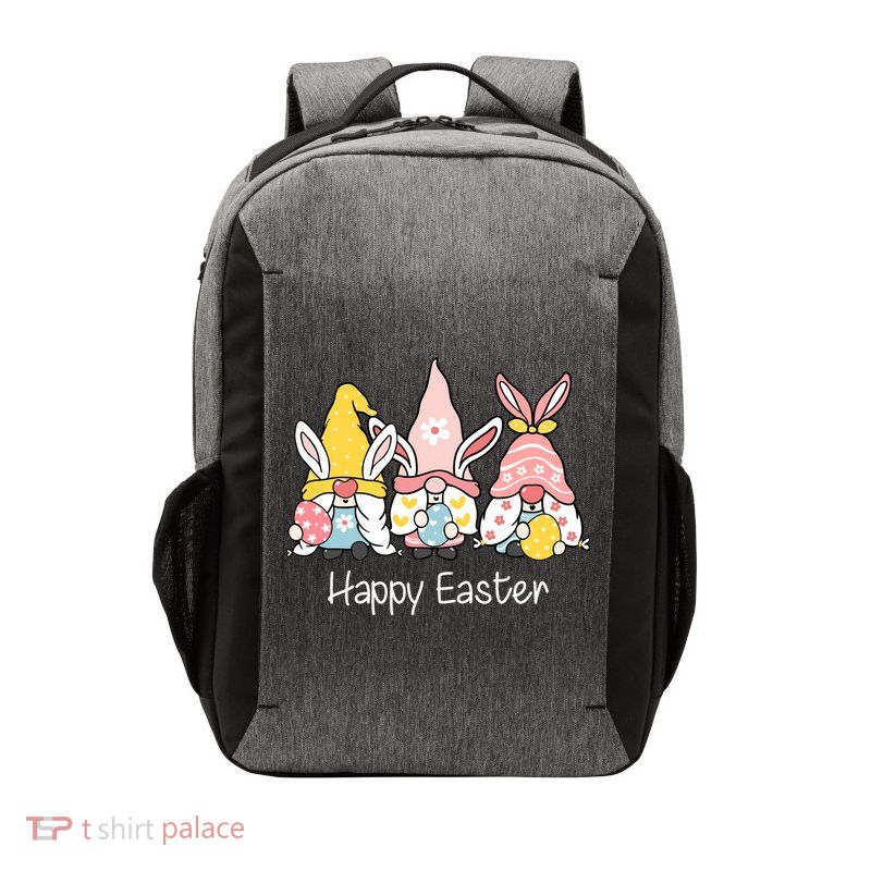Happy Easter Gnome Holiday Cute Gift Vector Backpack