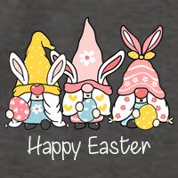 Happy Easter Gnome Holiday Cute Gift Vector Backpack