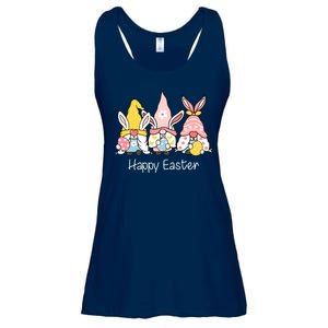 Happy Easter Gnome Holiday Cute Gift Ladies Essential Flowy Tank