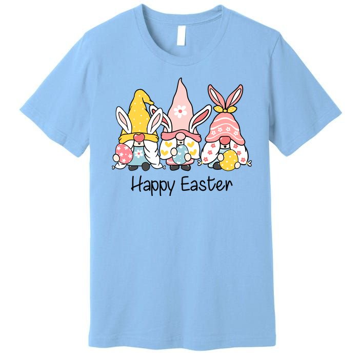 Happy Easter Gnome Holiday Cute Gift Premium T-Shirt