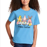 Happy Easter Gnome Holiday Cute Gift Kids T-Shirt