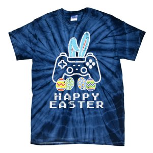 Happy Easter Game Controller Bunny Eggs Gamer Tie-Dye T-Shirt