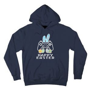 Happy Easter Game Controller Bunny Eggs Gamer Tall Hoodie