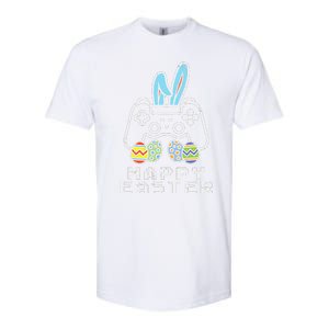 Happy Easter Game Controller Bunny Eggs Gamer Softstyle CVC T-Shirt