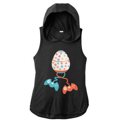 Happy Easter Gaming Eggs Happy Easter Gift For Gamer Ladies PosiCharge Tri-Blend Wicking Draft Hoodie Tank