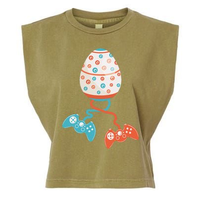 Happy Easter Gaming Eggs Happy Easter Gift For Gamer Garment-Dyed Women's Muscle Tee