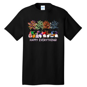 Happy Everything Gnomies Gnomes Holidays Christmas Xmas Tall T-Shirt