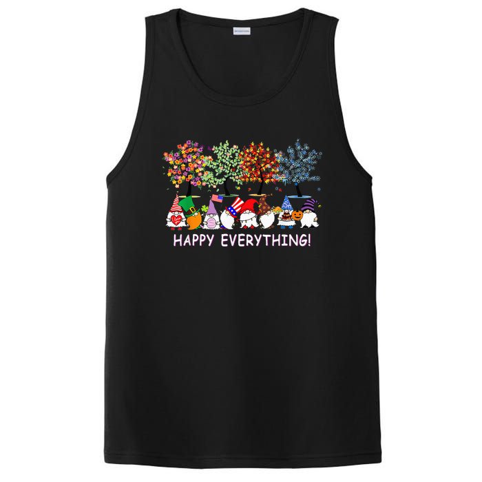 Happy Everything Gnomies Gnomes Holidays Christmas Xmas PosiCharge Competitor Tank