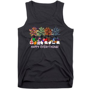 Happy Everything Gnomies Gnomes Holidays Christmas Xmas Tank Top