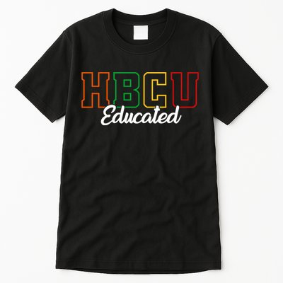 HBCU Educated Grad Historical Black College Alumni School Tall T-Shirt