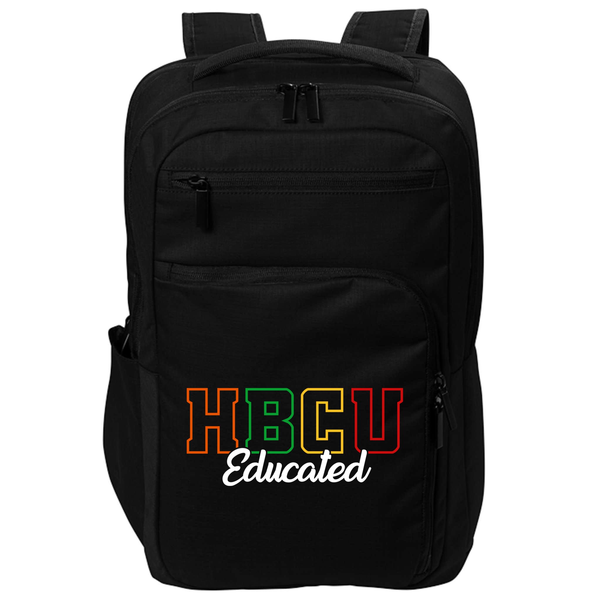 HBCU Educated Grad Historical Black College Alumni School Impact Tech Backpack