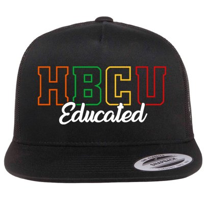 HBCU Educated Grad Historical Black College Alumni School Flatbill Hat