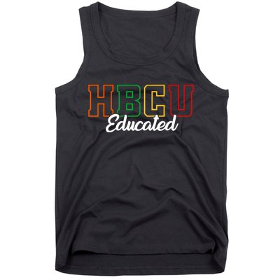 HBCU Educated Grad Historical Black College Alumni School Tank Top