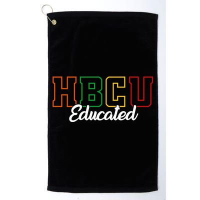 HBCU Educated Grad Historical Black College Alumni School Golf Towel