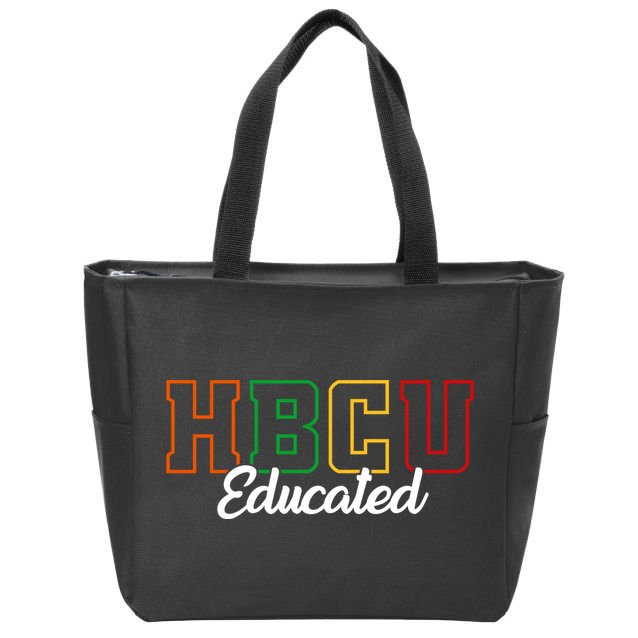 HBCU Educated Grad Historical Black College Alumni School Zip Tote Bag