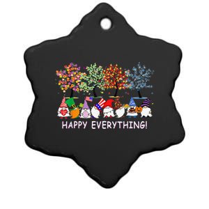 Happy Everything Gnomies Gnomes Holidays Christmas Xmas Ceramic Star Ornament