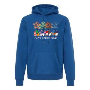 Happy Everything Gnomies Gnomes Holidays Christmas Xmas Premium Hoodie