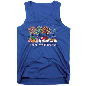 Happy Everything Gnomies Gnomes Holidays Christmas Xmas Tank Top