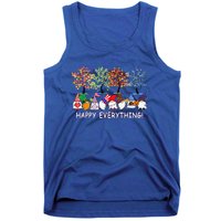 Happy Everything Gnomies Gnomes Holidays Christmas Xmas Tank Top