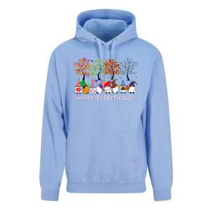 Happy Everything Gnomies Gnomes Holidays Christmas Xmas Unisex Surf Hoodie