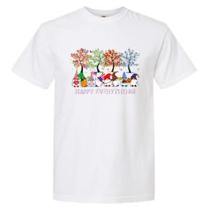 Happy Everything Gnomies Gnomes Holidays Christmas Xmas Garment-Dyed Heavyweight T-Shirt