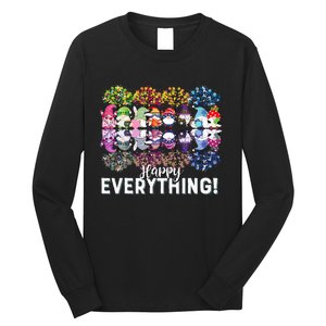 Happy Everything Gnomies Gnomes Holidays Christmas Xmas Long Sleeve Shirt