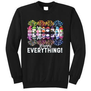 Happy Everything Gnomies Gnomes Holidays Christmas Xmas Sweatshirt