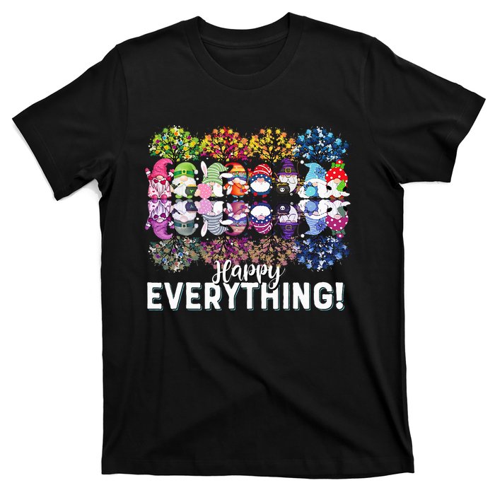 Happy Everything Gnomies Gnomes Holidays Christmas Xmas T-Shirt