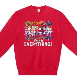 Happy Everything Gnomies Gnomes Holidays Christmas Xmas Premium Crewneck Sweatshirt